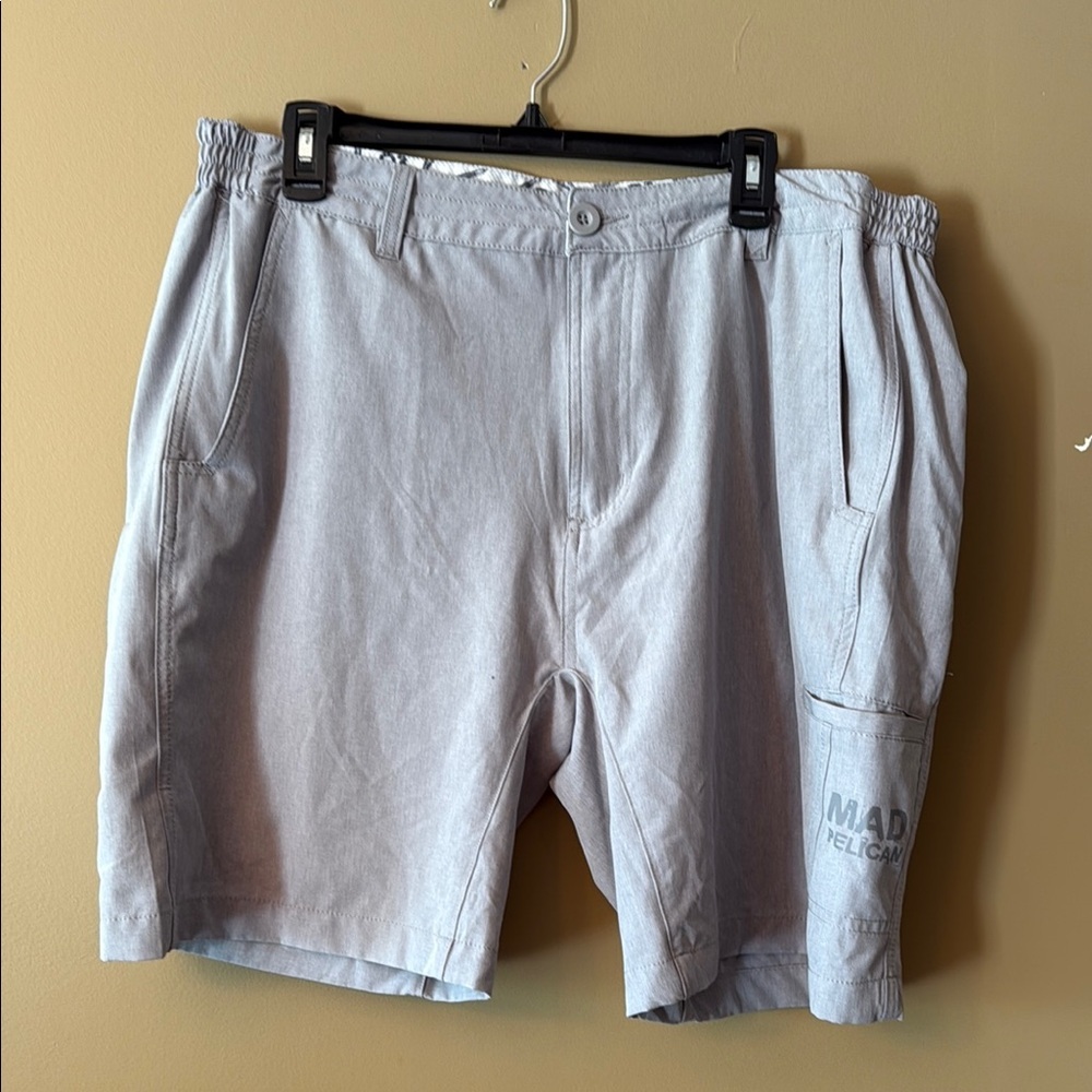 Gray Men's Mad Pelican Shorts XXL